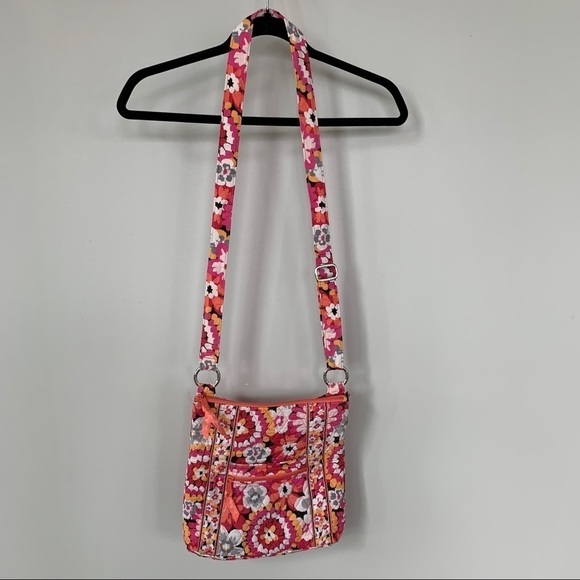 Vera Bradley Handbags - Vera‎ Bradley Crossbody Multi-Zipper Bright Colored Purse